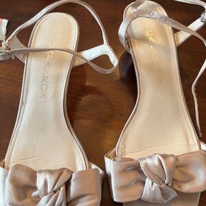 Caparros Satin Dress Sandal sz 7.5 B
